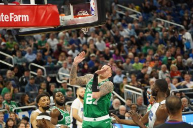 Orlando Magic, Boston Celtics 'i 24 Ocak 2020' de Orlando, Florida 'da Amway Center' da ağırladı..   