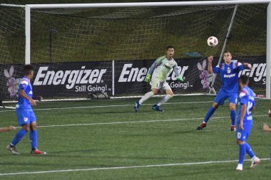 Atlanta United sunucusu Tigres & MLS Homegrown takımları 31 Temmuz 2018 'de Atlanta, Georgia' da düzenlenen MLS All Star haftasında.