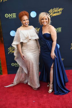 24 Mart 2018 Cumartesi günü Las Vegas 'taki Orleans Resort' ta düzenlenen 33. Yıldız Ödülleri Kırmızı Halı sırasında ünlüler.