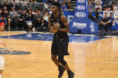 Orlando Magic, Philadelphia 76ers 'ı 25 Mart 2019' da Orlando Florida 'daki Amway Arena' da ağırlıyor..