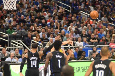 Orlando Magic, 28 Şubat 2019 Perşembe günü Orlando Florida 'daki Amway Center' da Golden State Warriors 'a ev sahipliği yaptı.. 
