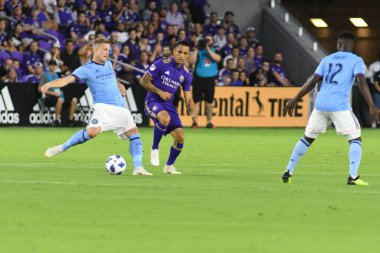 Orlando City 26 Temmuz 2018 'de Florida Exploria Stadyumu' nda NYC FC 'ye ev sahipliği yaptı. Fotoğraf: Marty Jean-Louis