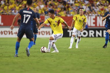 ABD Kolombiya 'ya karşı Raymond James Stadyumu' nda 11 Ekim 2018 'de.  