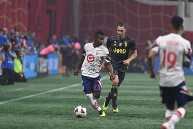 1 Ağustos 2018 tarihinde Atlanta 'daki Mercedez Benz Stadyumu' nda tüm yıldızlar Juventus 'a karşı..  