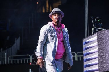 MTV Wild n Out Tour sunucusu Nick Cannon 5 Mart 2020 Perşembe günü Orlando Florida 'daki Amway Center' da