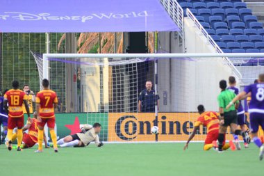 Orlando City SC, 29 Haziran 2016 'da Orlando Florida' daki Kamp Dünyası Stadyumu 'nda Fort Lauderdale Strikers' a ev sahipliği yaptı..