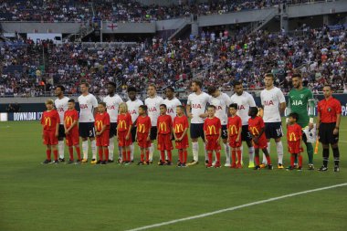 Paris Saint-Germain, Tottenham Hotspur 'a karşı 22 Temmuz 2017' de Orlando Florida 'daki Citrus Bowl' da.   