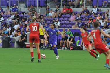 Orlando Pride, 23 Eylül 2017 'de Orlando City Stadyumu' nda Portland Thorns 'a ev sahipliği yaptı.. 