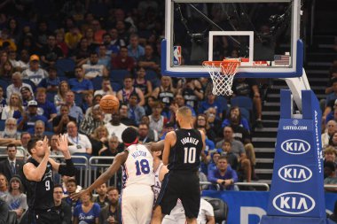 Orlando Magic, Philadelphia 76ers 'ı 25 Mart 2019' da Orlando Florida 'daki Amway Arena' da ağırlıyor.. 