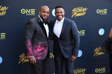 24 Mart 2018 Cumartesi günü Las Vegas 'taki Orleans Resort' ta düzenlenen 33. Yıldız Ödülleri Kırmızı Halı sırasında ünlüler.