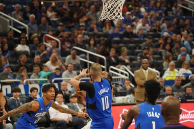 Orlando Magic 10 Kasım 2019 'da Indiana Pacers' ı Amway Center 'da ağırlıyor. Fotoğraf: Marty Jean-Louis