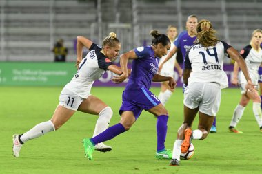 Orlando Pride, 23 Mayıs 2018 'de Orlando Florida' daki Exploria Stadyumu 'nda Kuzey Carolina Cesareti' ne ev sahipliği yapmaktadır..  