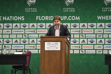 Basın Konferansı futbolcularının görüntüsü