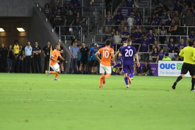 Orlando City SC, 22 Eylül 2018 'de Florida Exploria Stadyumu' nda Houston Dynamo 'yu ağırladı..