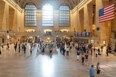 New York 'un ünlü merkez istasyonu manzarası