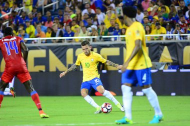 Brezilya, 8 Haziran 2016 tarihinde Orlando Florida 'daki Copa America Centenario' da Haiti ile karşılaştı..
