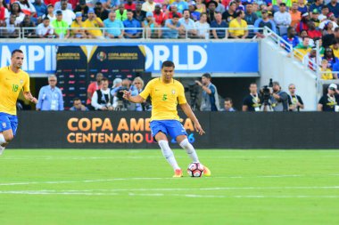 Brezilya, 8 Haziran 2016 tarihinde Orlando Florida 'daki Copa America Centenario' da Haiti ile karşılaştı.. 