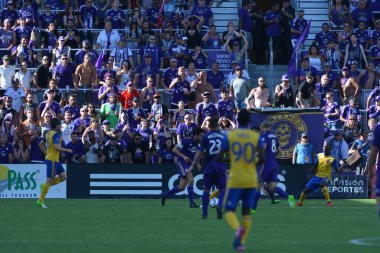 Orlando City 29 Nisan 2017 'de Orlando, Florida' daki Orlando City Stadyumu 'nda Colorado Rapids' e ev sahipliği yaptı.)