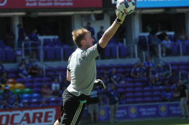 Orlando City SC, 9 Nisan 2019 'da Orlando, Florida' daki Citrus Bowl 'da New York Red Bulls' a ev sahipliği yapıyor..  