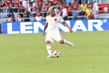Flamengo Eintracht Frankfurt 'a karşı 12 Ocak 2019 Cumartesi günü Orlando City Stadyumu' nda. 