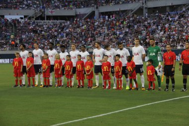 Paris Saint-Germain, Tottenham Hotspur 'a karşı 22 Temmuz 2017' de Orlando Florida 'daki Citrus Bowl' da.   