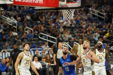 Orlando Magic 10 Kasım 2019 'da Indiana Pacers' ı Amway Center 'da ağırlıyor. Fotoğraf: Marty Jean-Louis
