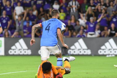 Orlando City 26 Temmuz 2018 'de Florida Exploria Stadyumu' nda NYC FC 'ye ev sahipliği yaptı. Fotoğraf: Marty Jean-Louis