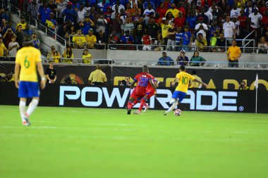 Brezilya, 8 Haziran 2016 tarihinde Orlando Florida 'daki Copa America Centenario' da Haiti ile karşılaştı..