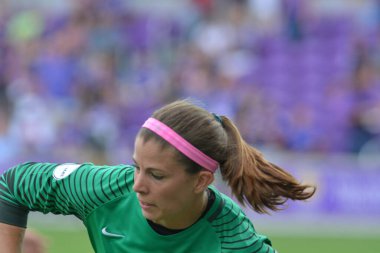 Orlando Pride 22 Nisan 2017 'de Orlando City Stadyumu' nda Washington Spirit 'e ev sahipliği yaptı.. 