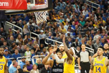 Orlando Magic 11 Aralık 2019 Çarşamba günü Orlando Forida 'daki Amway Center' da Los Angeles Lakers 'a ev sahipliği yaptı..  