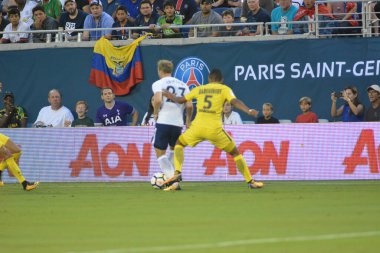 Paris Saint-Germain, Tottenham Hotspur 'a karşı 22 Temmuz 2017' de Orlando Florida 'daki Citrus Bowl' da.  