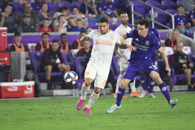 Orlando City, 23 Ağustos 2019 Cuma günü Florida, Orlando 'daki Exploria Stadyumu' nda Atlanta United 'a ev sahipliği yaptı.