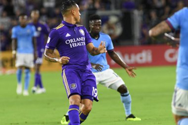 Orlando City 26 Temmuz 2018 'de Florida Exploria Stadyumu' nda NYC FC 'ye ev sahipliği yaptı. Fotoğraf: Marty Jean-Louis