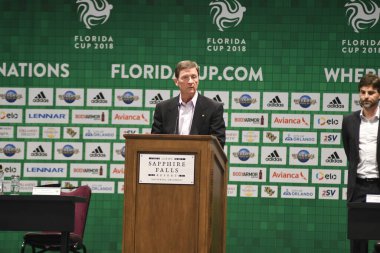 Basın Konferansı futbolcularının görüntüsü