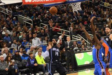 Orlando Magic 29 Ocak 2019 'da Orlando Florida' daki Amway Center 'da OklahomaCity Thunder' a ev sahipliği yaptı.