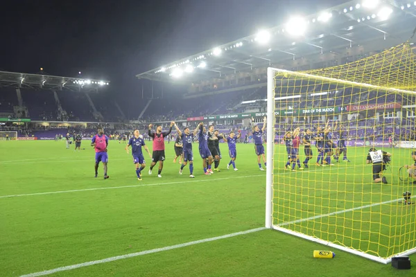 Orlando City Organizuje Rewolucję Nowej Anglii Orlando City Stadium Orlando — Zdjęcie stockowe