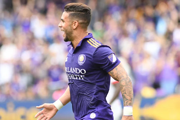 Orlando City Acoge Los Red Bulls Nueva York Estadio Exploria — Foto de Stock