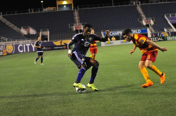 Orlando City Hostí Fort Lauderdale Strikers Stadionu Camping World Stadium — Stock fotografie