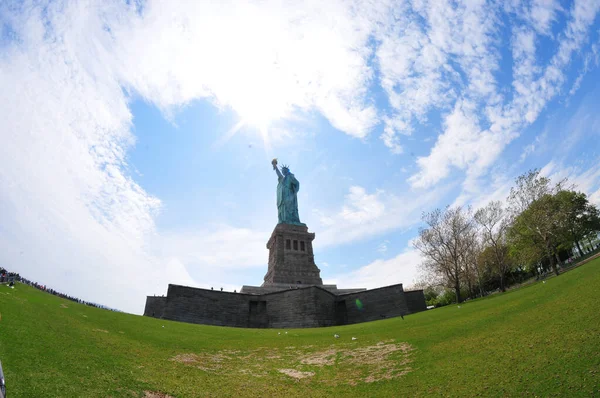 Vidvinkel Utsikt Över New York City Den Maj 2016 — Stockfoto