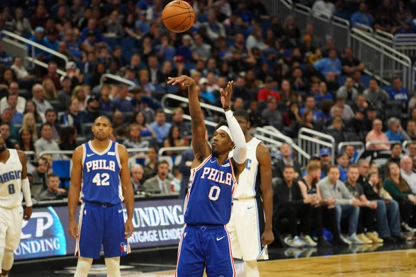 Gli Orlando Magic Ospitano Philadelphia 76Ers All Amway Center Mercoledì — Foto Stock