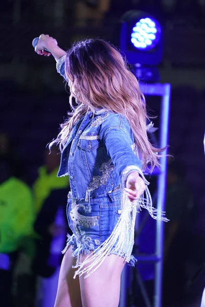 歌手Ally Brooke Post Match Concert于2020年2月29日 星期六 在佛罗里达州奥兰多的Exploria体育场举行的百事可乐音乐会 — 图库照片