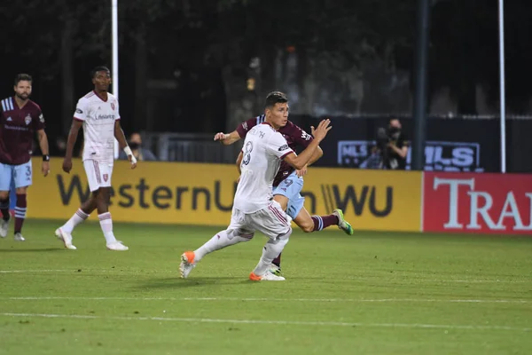 Real Salt Lake, 12 Temmuz 2020 'de Orlando Florida' da düzenlenen MLS Sırt Turnuvası sırasında Colorado Rapids ile karşı karşıya. 