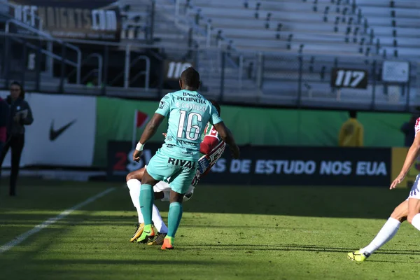 Fluminense Barcelona Κατά Διάρκεια Του Florida Cup Στο Spectrum Stadium — Φωτογραφία Αρχείου