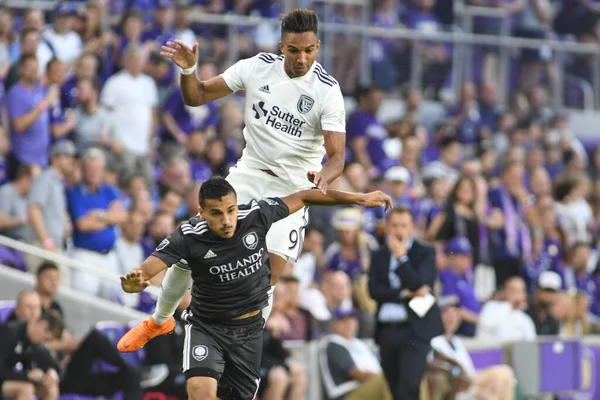 Orlando City 21 Nisan 2018 'de Orlando Florida' daki Exploria Stadyumu 'nda San Jose depremlerine ev sahipliği yaptı..  
