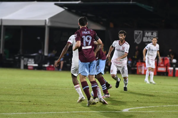 Real Salt Lake, 12 Temmuz 2020 'de Orlando Florida' da düzenlenen MLS Sırt Turnuvası sırasında Colorado Rapids ile karşı karşıya.