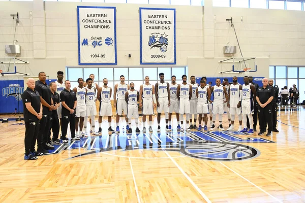 Orlando Magic Host Media Day Amway Center Orlando Florida Στις — Φωτογραφία Αρχείου