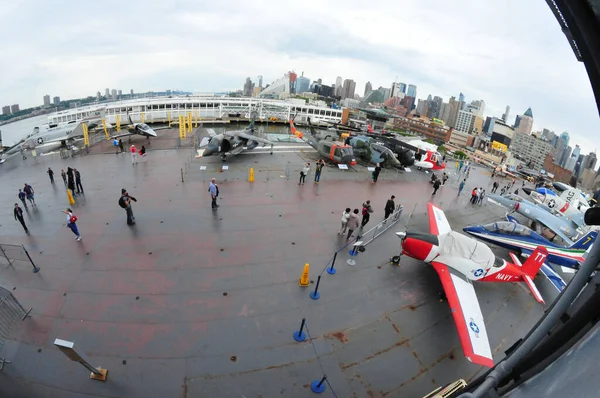 Vidvinkel Utsikt Över New York City Den Maj 2016 — Stockfoto