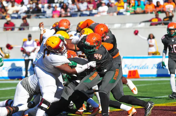 Florida Rattlers Möter Bethune Cookman Wildcats Durig Florida Classics Camping — Stockfoto