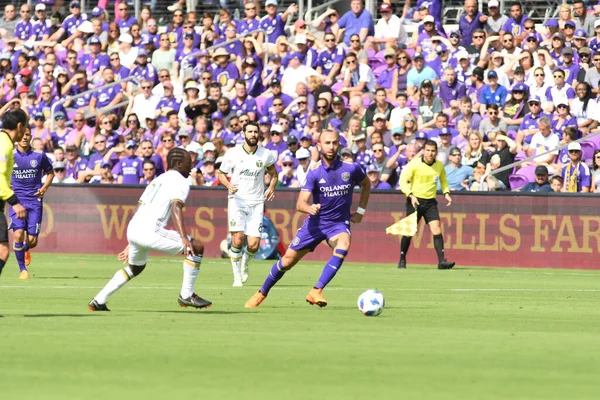 Orlando City Otthont Portland Timbers Exploria Stadium Orlando Florida Április — Stock Fotó