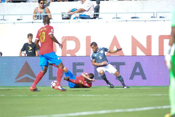 Costa Rica Szembe Paraguay Copa America Centenario Camping World Stadium — Stock Fotó